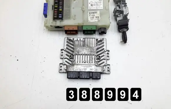 Ford Mondeo MK IV Engine ECU kit and lock set 7G9T14A073DB 3M513F880AD 7G9112A650UE
