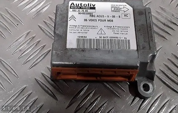 Peugeot Partner Airbag control unit/module 9648938880 602327600