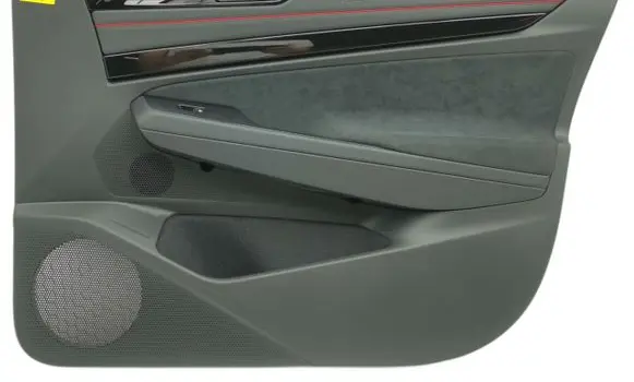 Front door card panel trim