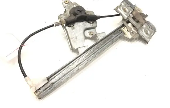 Rear door window regulator with motor