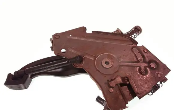 Volkswagen Touareg I Handbrake/parking brake lever assembly 7L0721797C