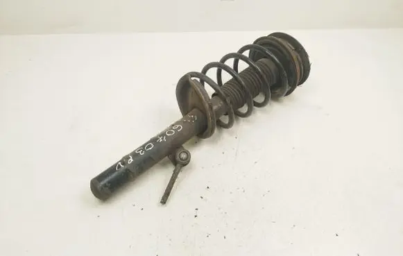 Front shock absorber with coil spring