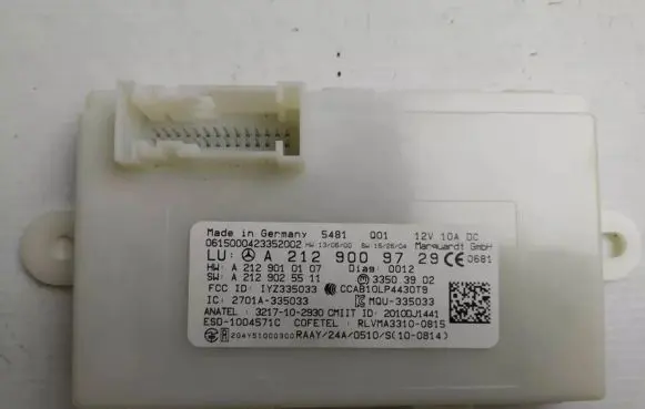 Mercedes-Benz CLA C117 X117 W117 Keyless (KESSY) go control unit/module A2129009729 A2129025511 A2129010107
