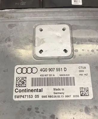 Audi A6 C7 Engine control unit/module 4G0907551D 4G0907551A 5WP471530