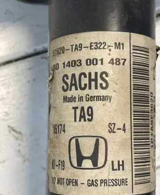 Honda Civic IX Front shock absorber/damper 51620TA9E322M1 801403001487