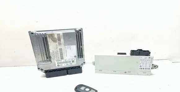BMW 3 E90 E91 Engine ECU kit and lock set 7799856 0281012707 6981416