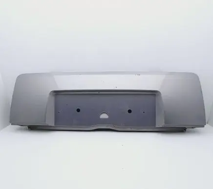 Trunk door license plate light bar