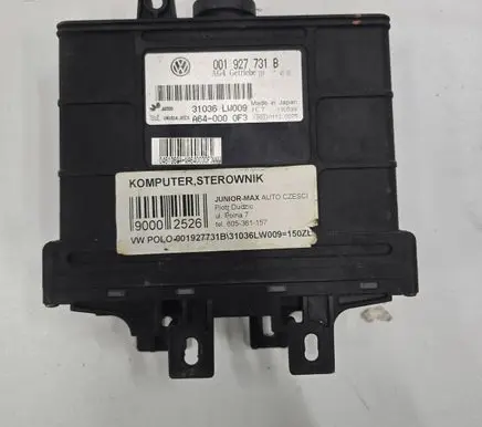 Volkswagen Polo III 6N 6N2 6NF Gearbox control unit/module 001927731B 31036LW009 A640000F3