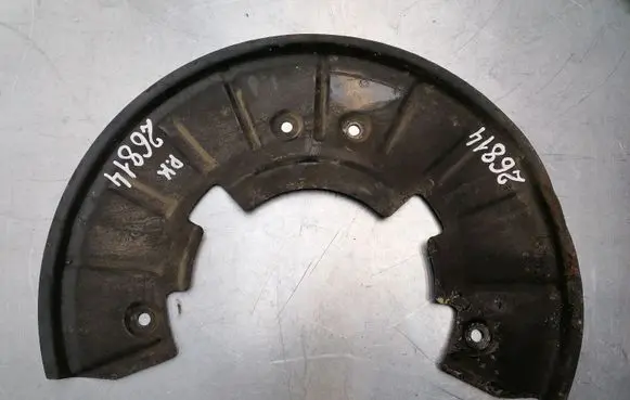 Volkswagen Touareg I Front brake disc dust cover plate 7L0615311B