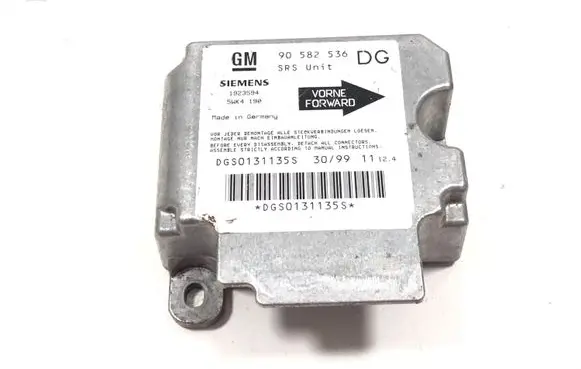 Opel Zafira A Airbag control unit/module 90582536DG 1923594 DGS0131135S