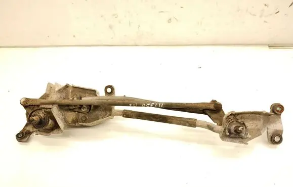 Front wiper linkage and motor