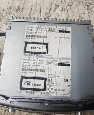 Subaru Legacy Radio/CD/DVD/GPS head unit 86201AJ410