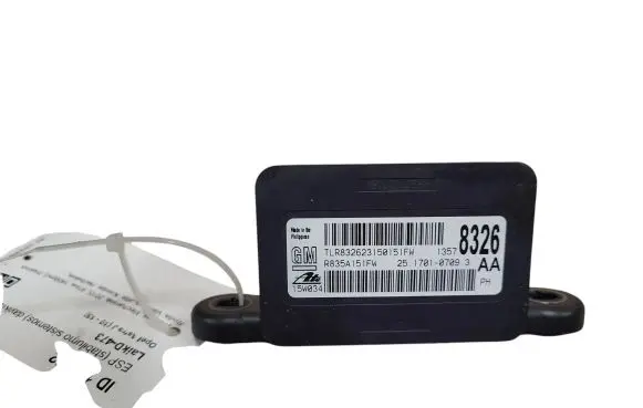 Opel Astra J ESP acceleration yaw rate sensor 13578326 TLR832623150151FW
