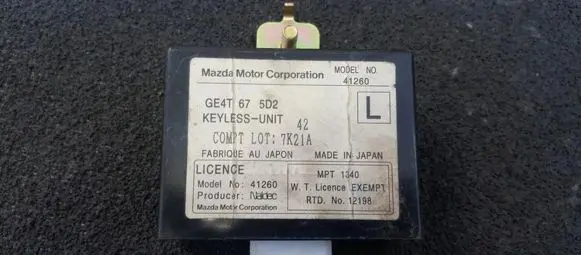 Mazda 626 Immobilizer control unit/module GE4T675D2