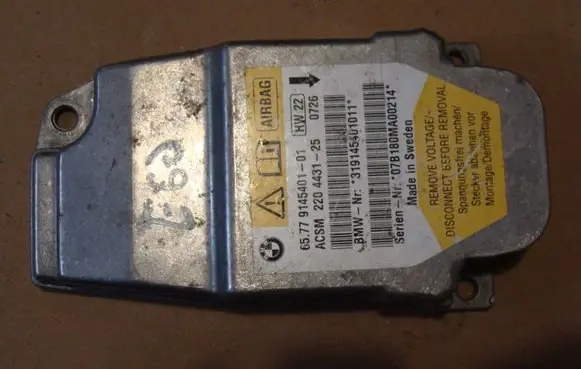 BMW 5 E60 E61 Airbag control unit/module 9145401