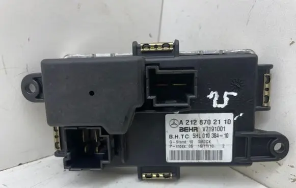 Mercedes-Benz E C207 W207 Heater blower motor/fan resistor A2128702110