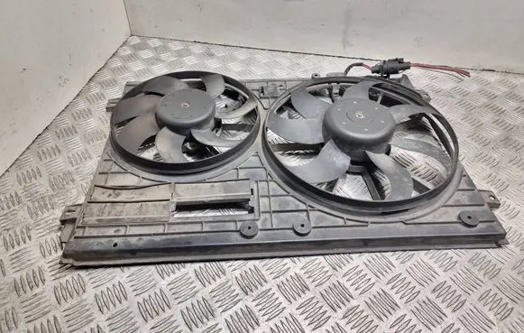 Audi A3 S3 8P Radiator cooling fan shroud 