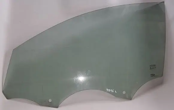 Opel Corsa F Front door window/glass (coupe) 