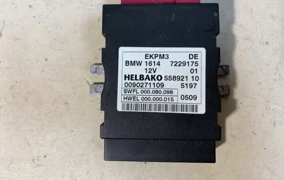 BMW 7 F01 F02 F03 F04 Fuel injection pump control unit/module 7229175