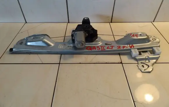 Nissan Qashqai Rear door window regulator with motor 827014EA0A