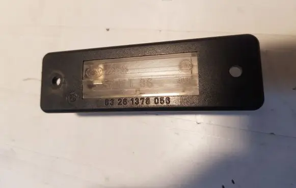 BMW 5 E34 Number plate light 63261378056