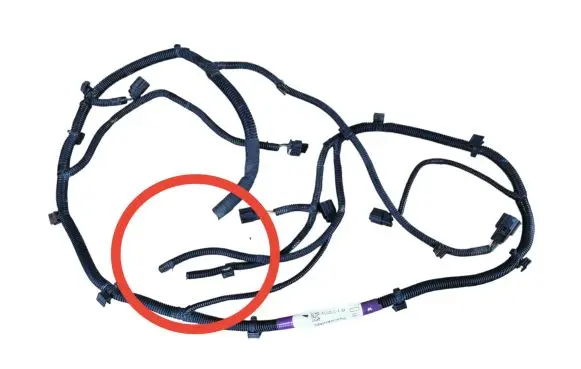 Tesla Model S Parking sensor (PDC) wiring loom P100442003H004 100442003H SAW2123B1AF800026
