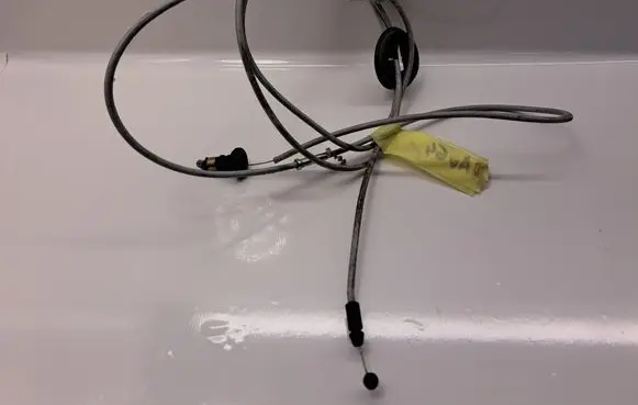 Toyota Avensis T250 Engine bonnet/hood lock release cable 5363005040
