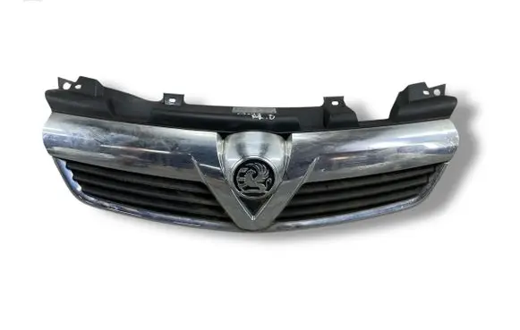 Opel Zafira B Front bumper upper radiator grill 13157590 321228108