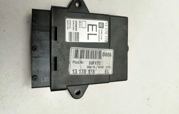 Opel Vectra C Door control unit/module 13170178