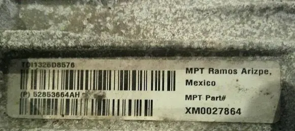 Jeep Grand Cherokee Gearbox transfer box case XM0027864 52853664AH
