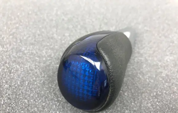 Gear lever shifter trim leather/knob