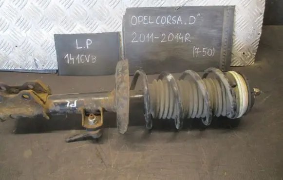 Opel Corsa D Front shock absorber with coil spring