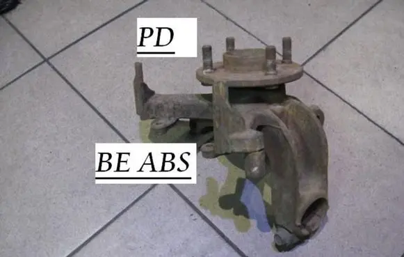 Ford Focus Front wheel hub spindle knuckle