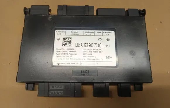 Mercedes-Benz CLS C218 X218 Seat control module A1729007600 A1728200426 A1729029900