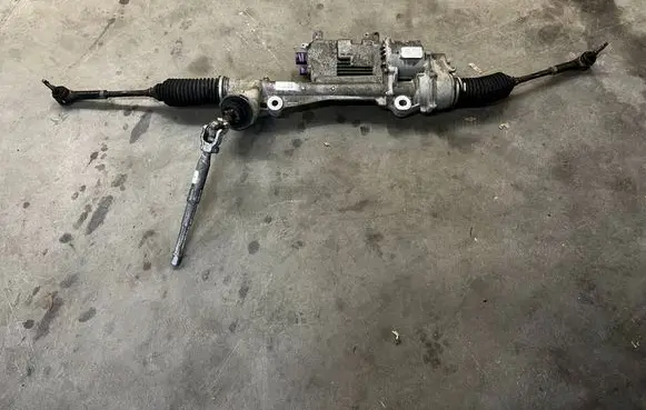 Steering wheel axle set