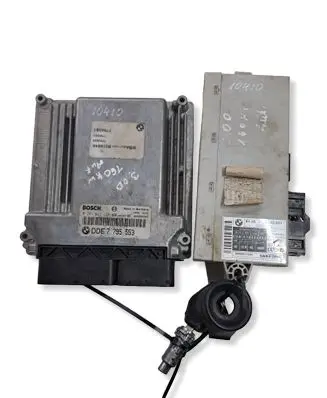 BMW 5 E60 E61 Engine ECU kit and lock set 7795553 61356943857