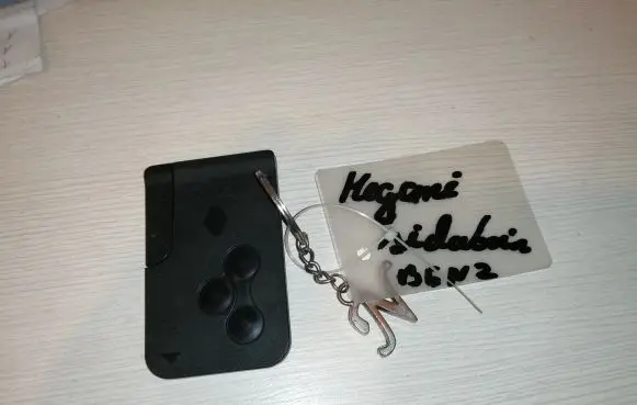 Renault Megane II Ignition key/card 