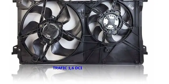 Renault Trafic III (X82) Radiator cooling fan shroud 214818795R 214816680R 214819927R