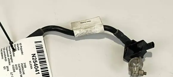 Porsche Cayman 981 Negative earth cable (battery) 97060616310 00161104303 518522F03