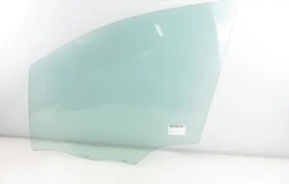 Peugeot 208 I Front door window glass four-door 