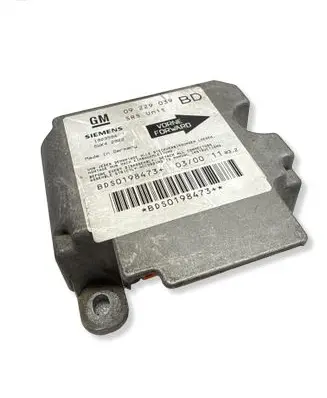 Opel Vectra B Airbag control unit/module 09229039BD BDS0198473 1923594