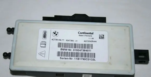 BMW 5 F10 F11 Airbag control unit/module 9247384