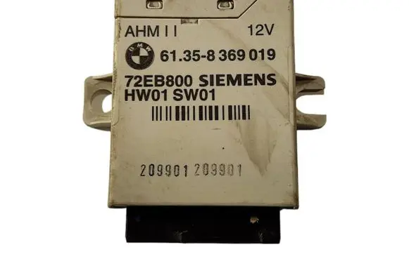 BMW 3 E46 Tow bar trailer control unit/module 8369019 61358369019 72EB800