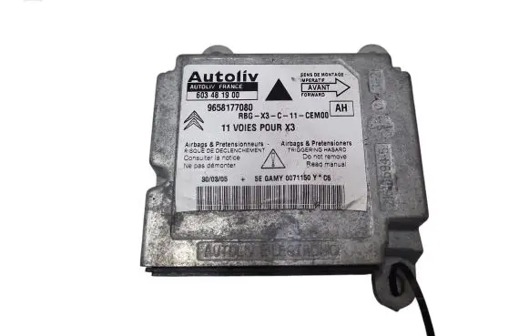 Citroen C5 Airbag control unit/module 9658177080 603481900
