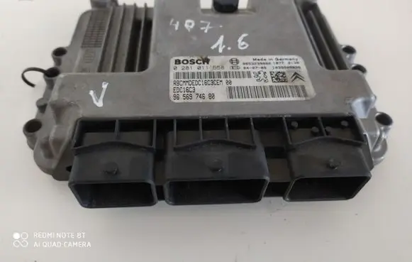 Peugeot 407 Engine control unit/module 0281011558