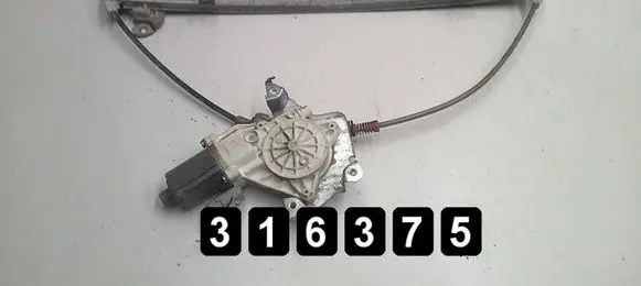 Front door window regulator with motor