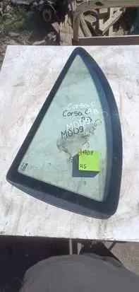 Opel Corsa C Rear door window glass 1212123