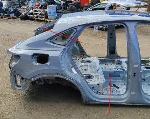 Audi RS Q3 Sportback Rear quarter panel 