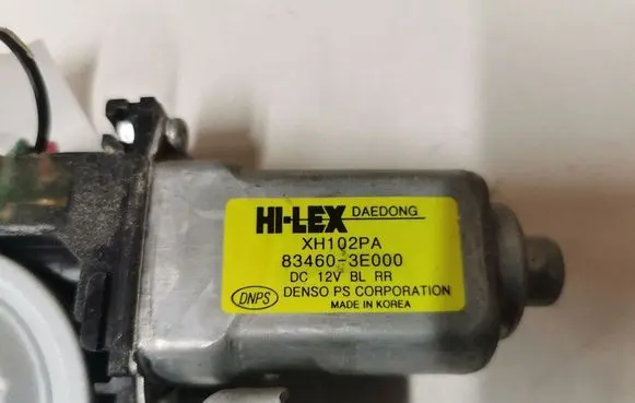 KIA Sorento Rear door window regulator with motor 834603E000 XH102PA