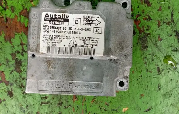 Peugeot 307 Airbag control unit/module 9654491180